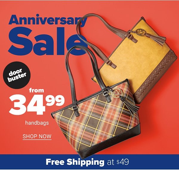 Anniversary Sale from 34.99 Handbags - Shop Now