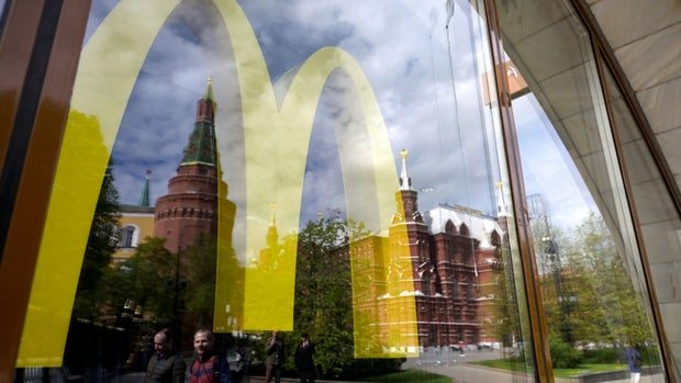 McDonald's to Exit Russia for Good: 'We Can No Longer Keep the Arches Shining There.'