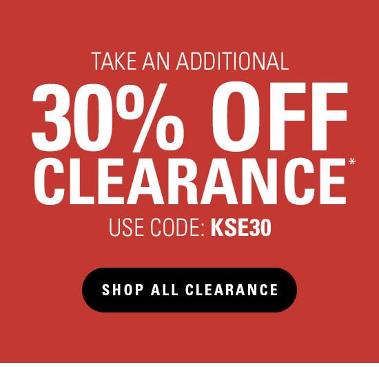 Take an Additional 30% OFF Clearance | Use Code: KSE30