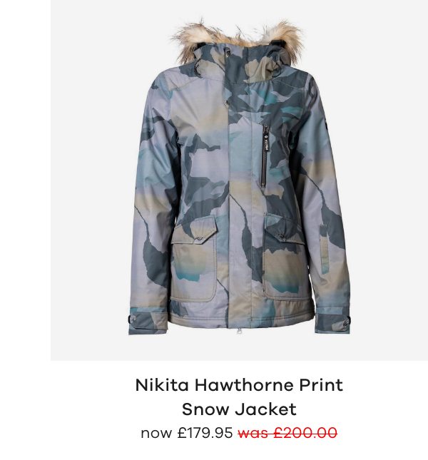 Nikita Hawthorne Print Snow Jacket