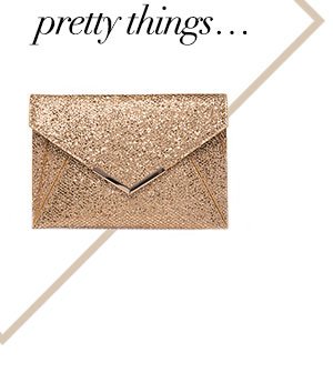 Glittering Envelope Clutch