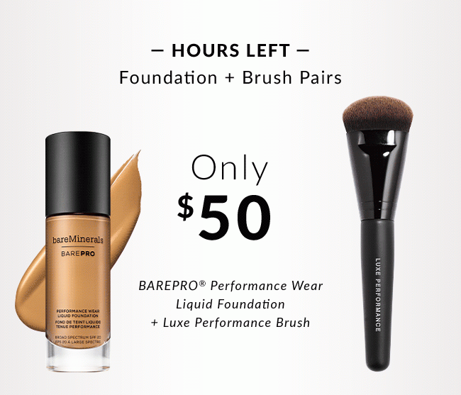 Foundation + Brush Pairs