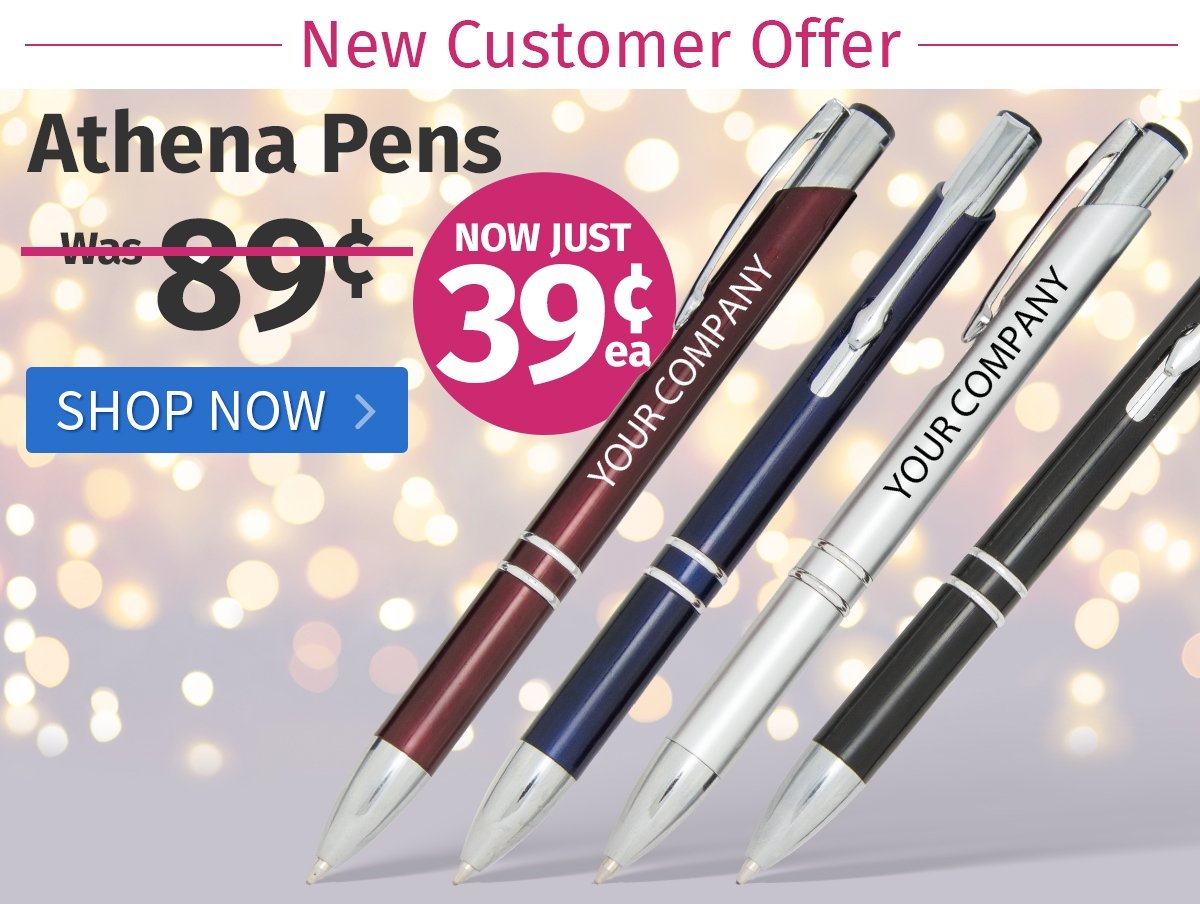 Athena Pens for only 39¢ each!