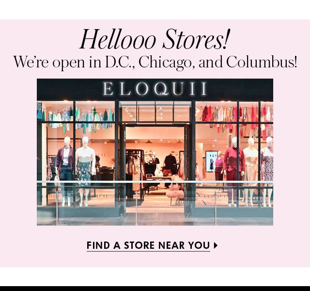 Hello stores! Find a store near you