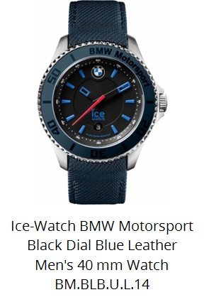 Price Drop Alert: Ice-Watch BMW Motorsport Black Dial Black