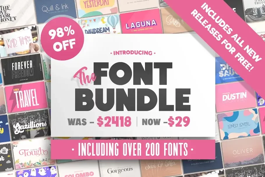 The HUGE Font Bundle