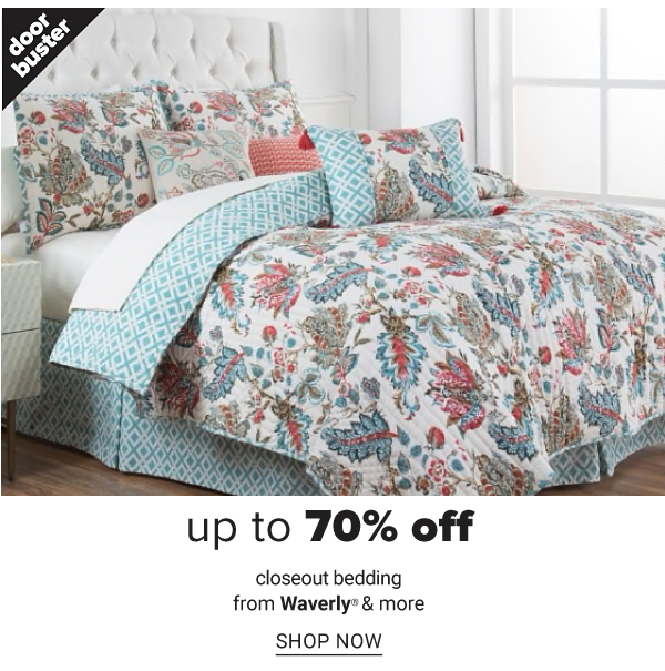 Up to 70% off Closeout Bedding from Waverly and more - Shop Now