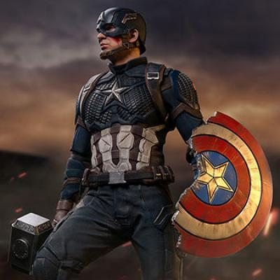 Captain America (DX) 1:4 Statue- (Iron)