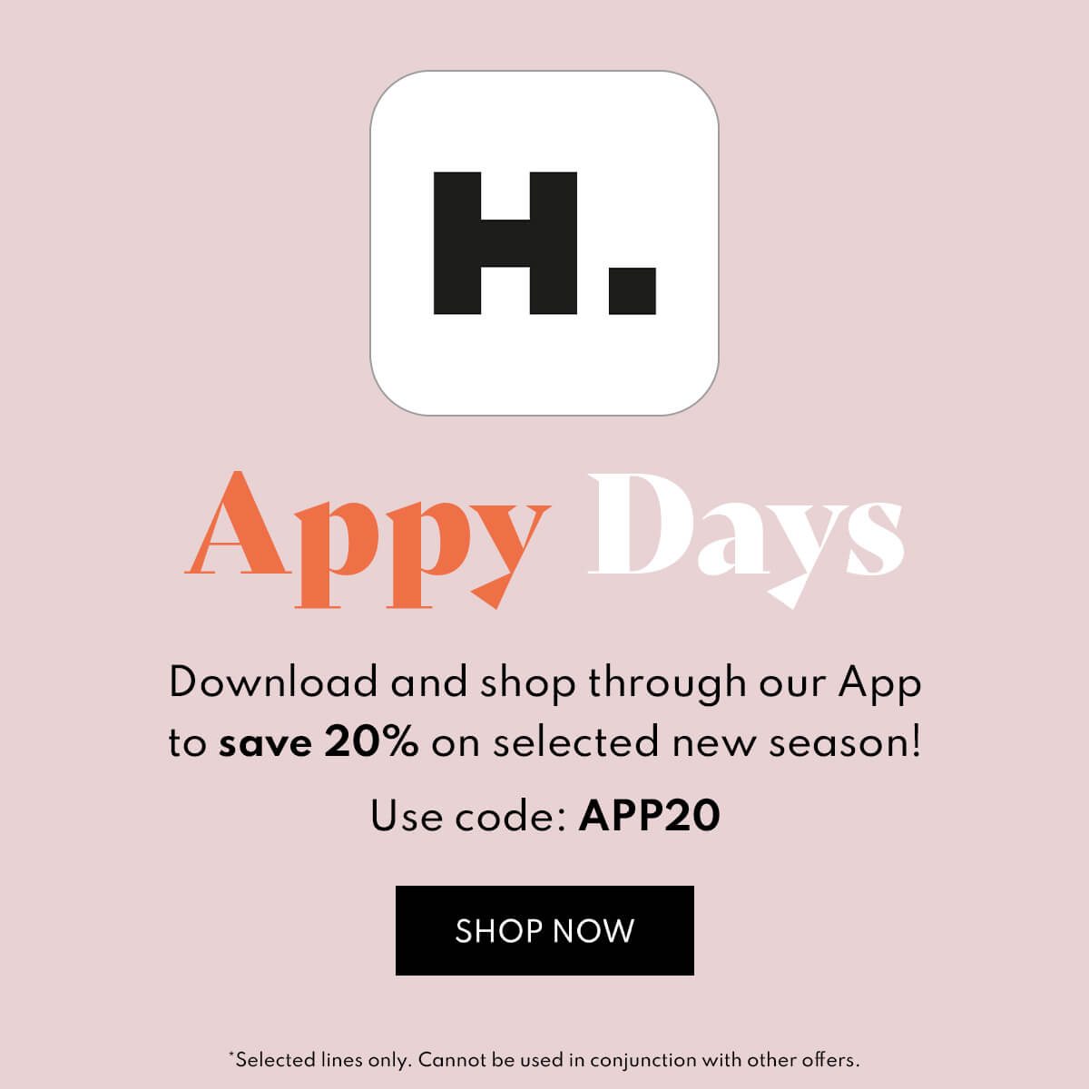 20% off our App