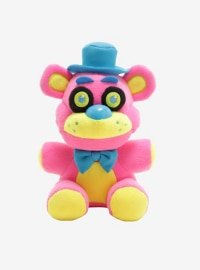 Blacklight Plushies Freddy (Pink) Collectible Plush