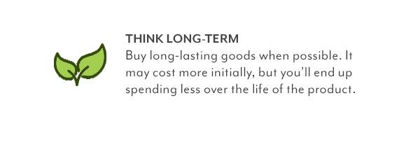 Think long-term