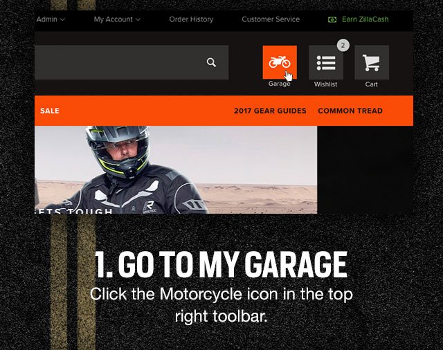 1. Go To My Garage