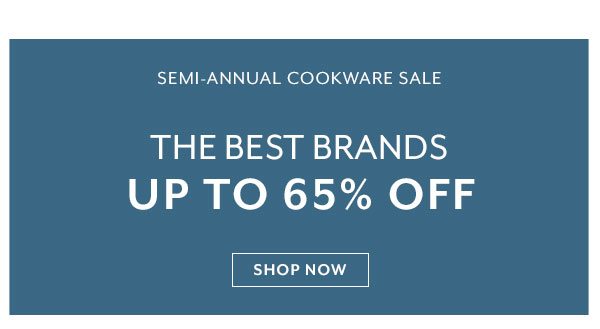 Semi-Annual Cookware Sale