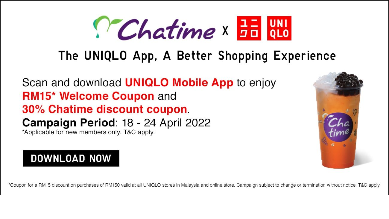 Chatime x Uniqlo Banner