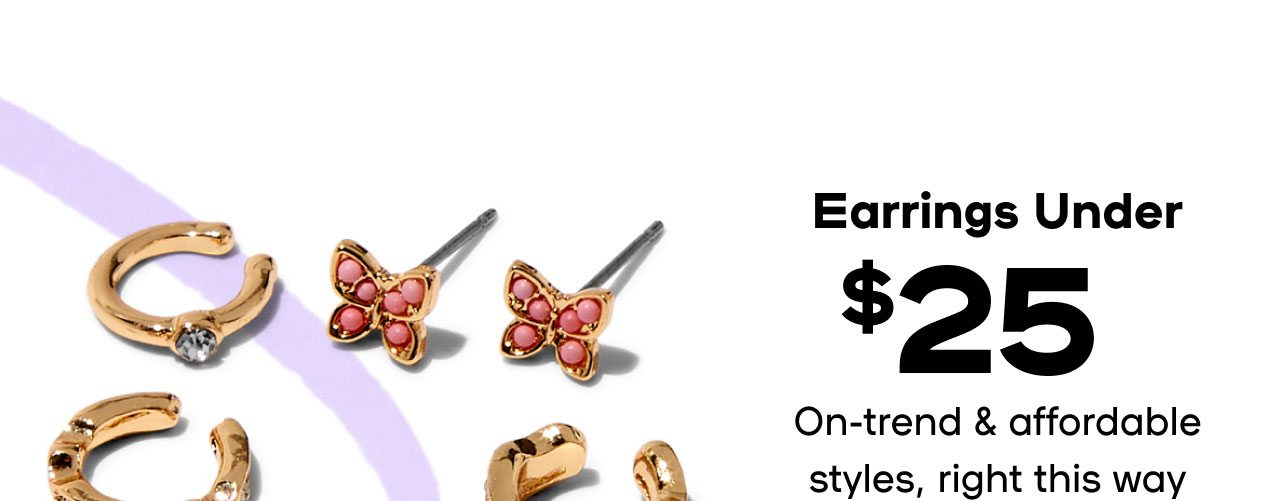  Earrings Under $25 On-trend & affordable styles, right this way