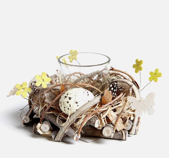 John Lewis & Partners Easter Nest Tealight Holder