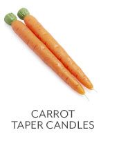 Carrot Taper Candles