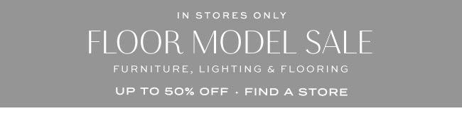 Floor Model Sale