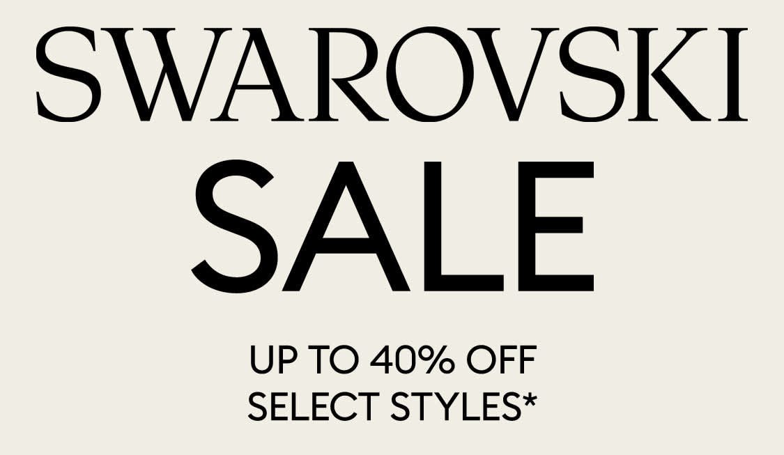 Up to 40% off select styles*