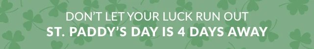 Countdown to St. Paddy's Day