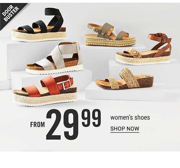 Doorbuster - WOmen's shoes from $29.99. Shop Now.