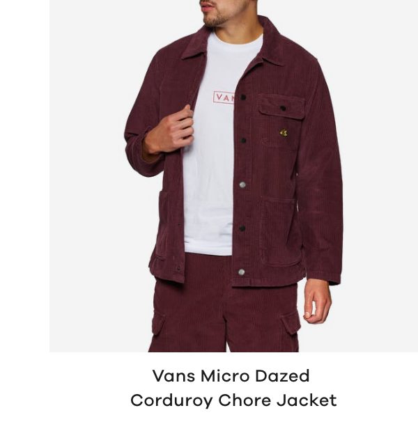 Vans Micro Dazed Corduroy Chore Jacket