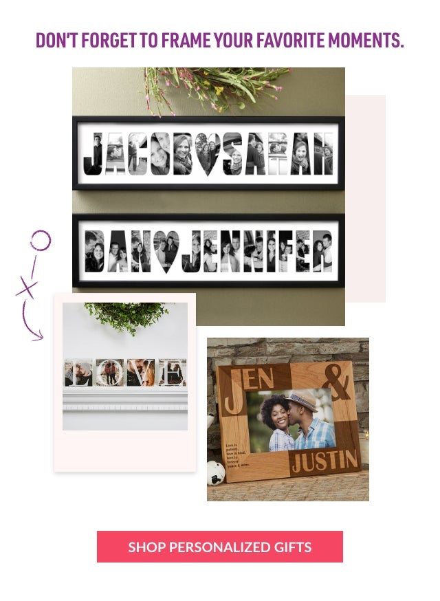 SHOP PERSONALIZED GIFTS