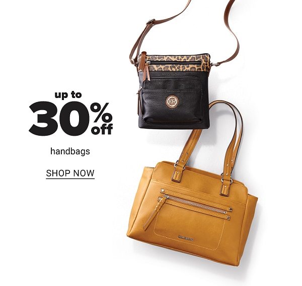 Up to 30% off Handbags - Shop Now