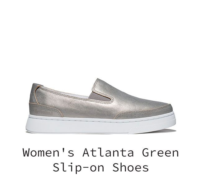 Women's Atlanta Green Slip-on Shoes