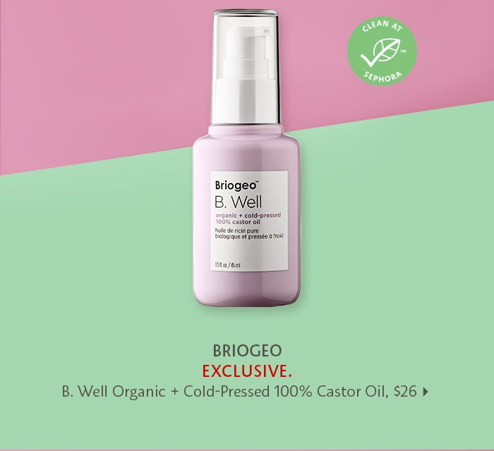 Briogeo B. Well Organic + Cold-Pressed 100% Castor Oil