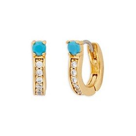 kate spade new york Precious Delights Huggie Hoop Earrings 