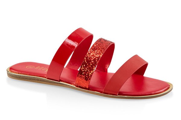 Triple Band Slide Sandals