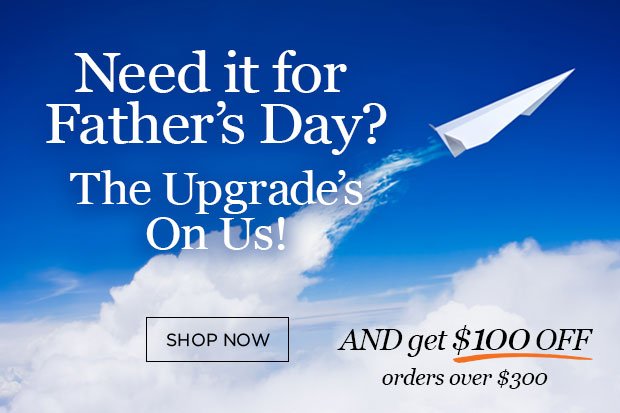 Free Express Shipping Upgrade and get $100 off order of $300 or more