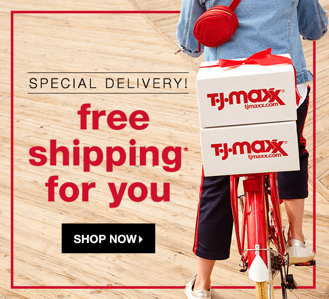 Special Delivery! Free Shipping* for You - Shop Now