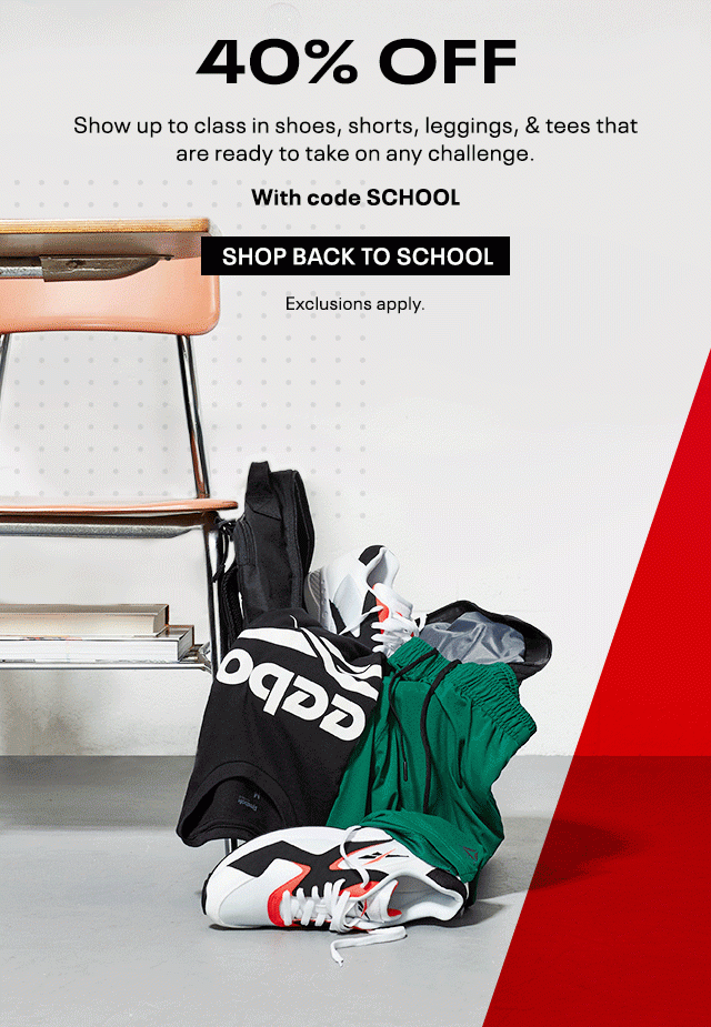 reebok 40 off