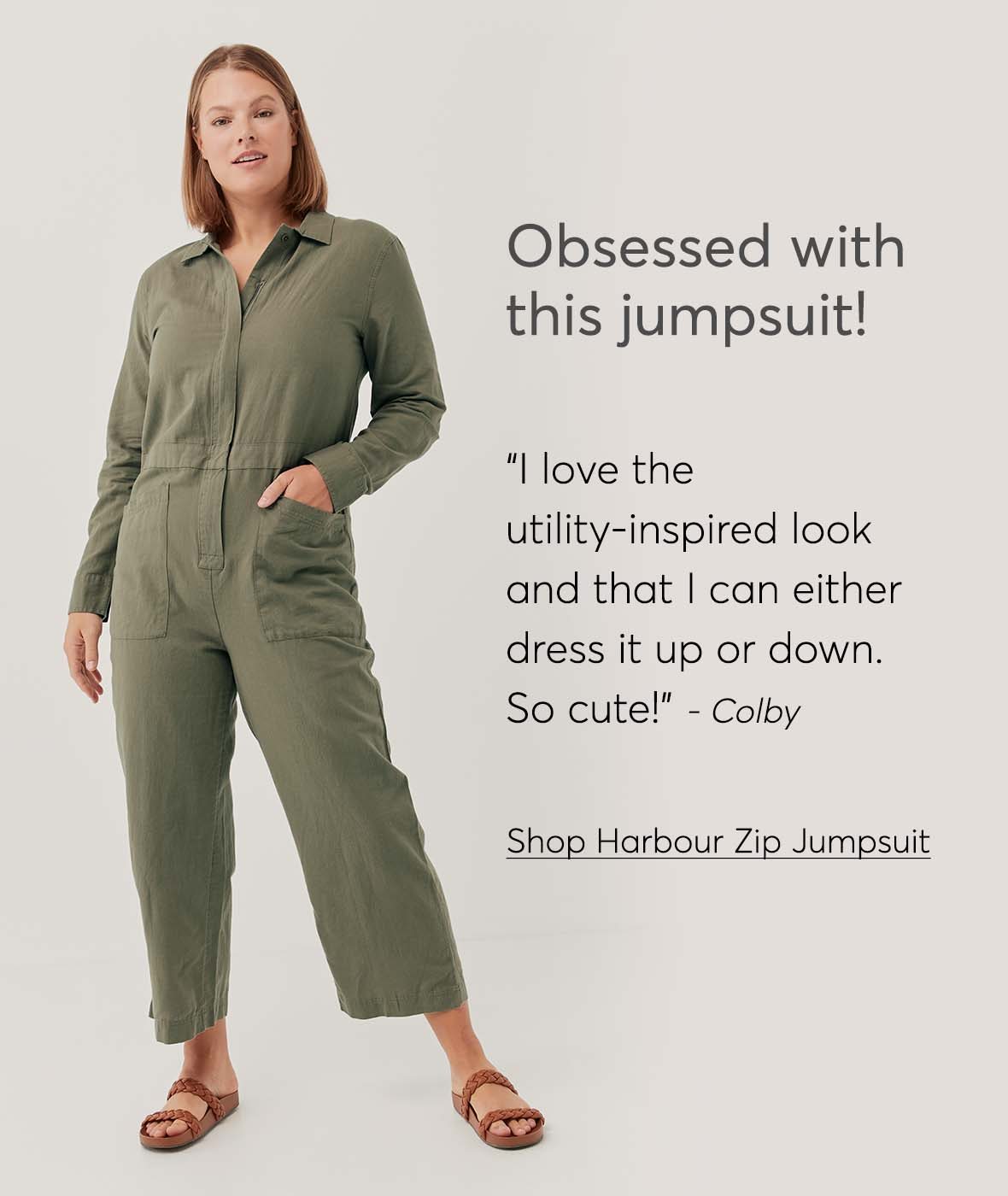 Obsessed with this jumpsuit.