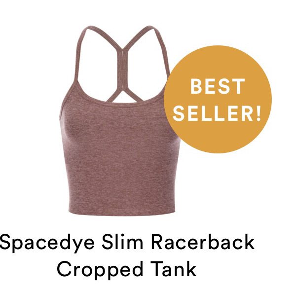 Spacedye Slim Racerback Cropped Tank