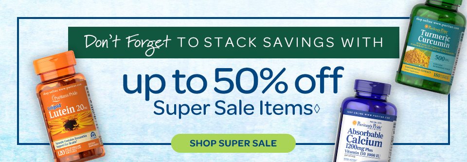 Don't forget to stack savings with up to 50% off Super Sale items.◊ Shop Super Sale.