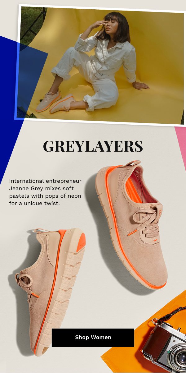 GREYLAYERS | International entrepreneur Jeanne Grey mixes soft pastels with pops of neon for a unique twist. | SHOP WOMEN