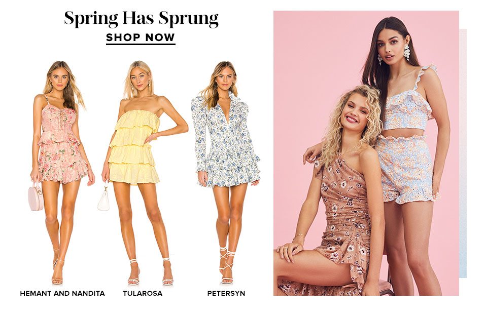 Trending Now: Spring Has Sprung. Shop Now.