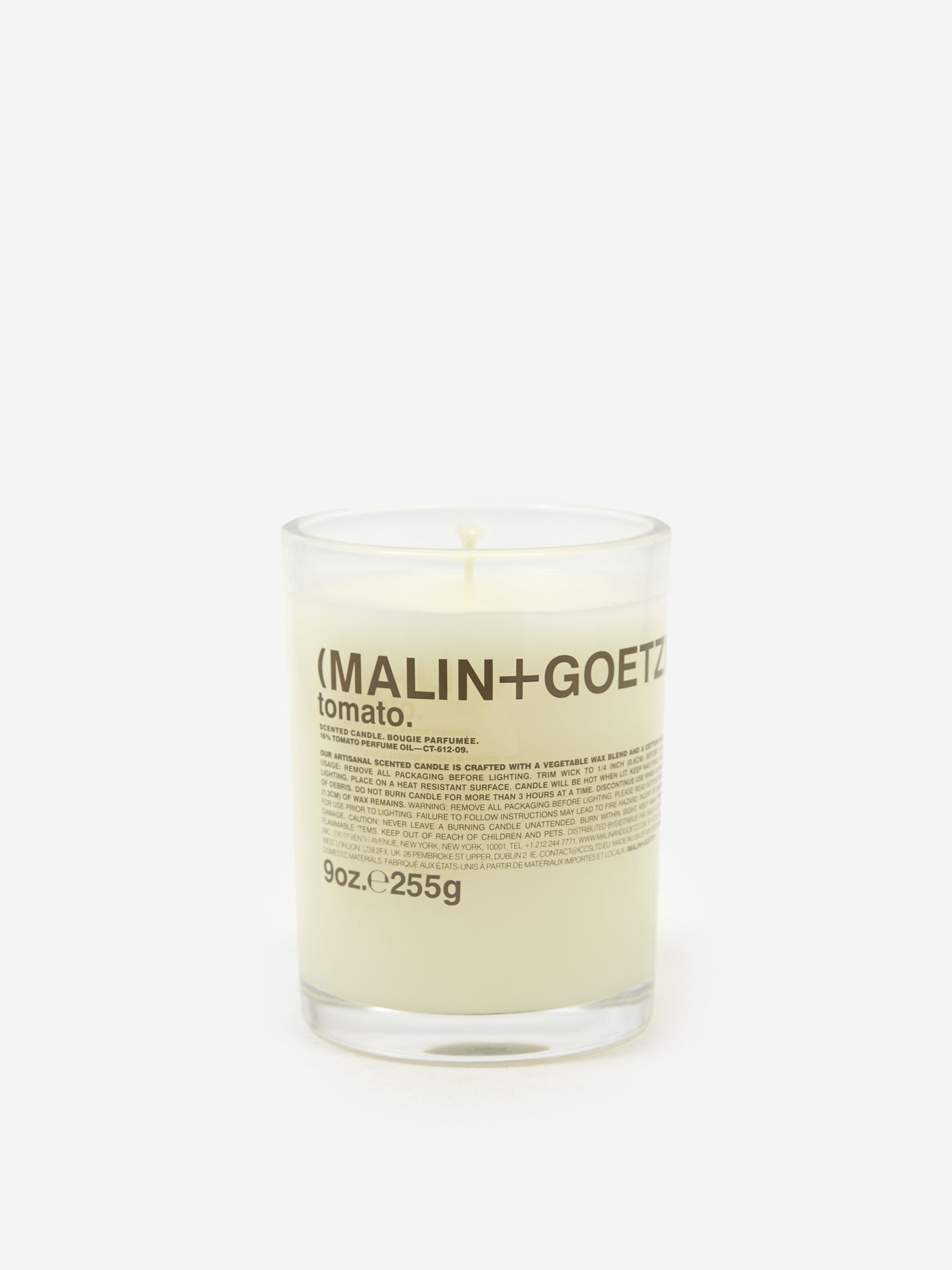 Image of Malin+Goetz Scented Candle - Tomato 255g