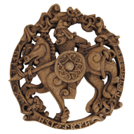 Norse Odin and Sleipnir Plaque