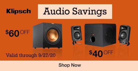 Klipsch Audio Savings