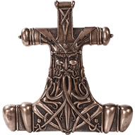 Bronze Mjolnir Wall Plaque