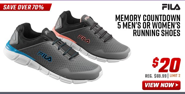 Men's fila memory 2024 countdown 5 running shoes