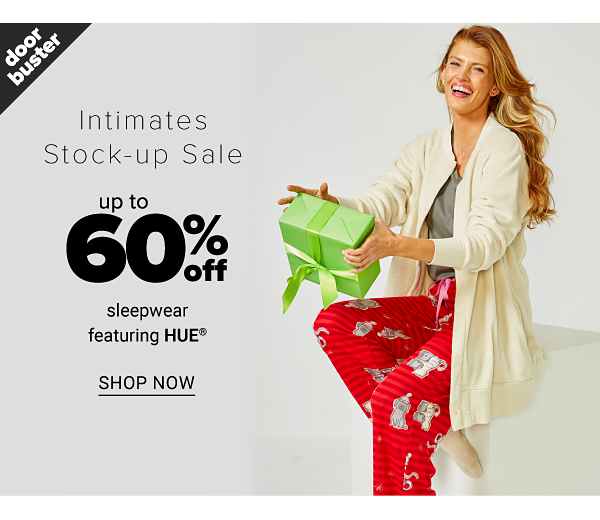 Up to 60% off Sleepwear featuring HUE - Shop Now