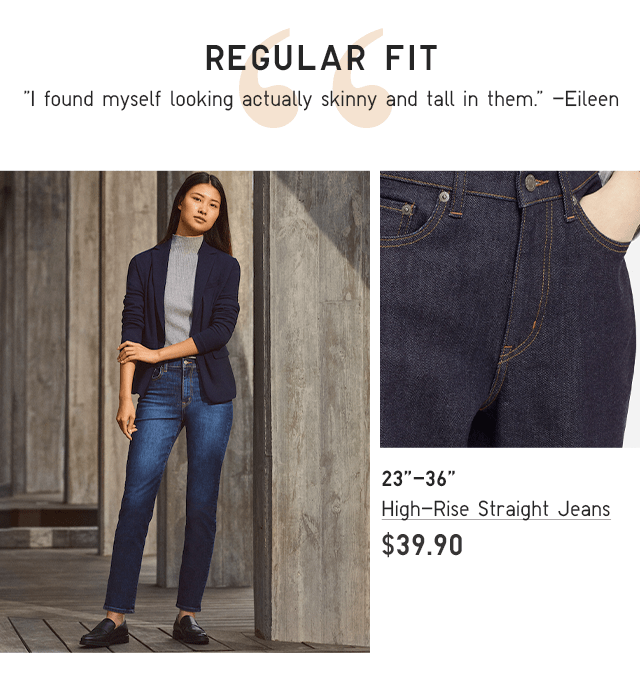 BODY3-HIGH RISE STRAIGHT JEANS