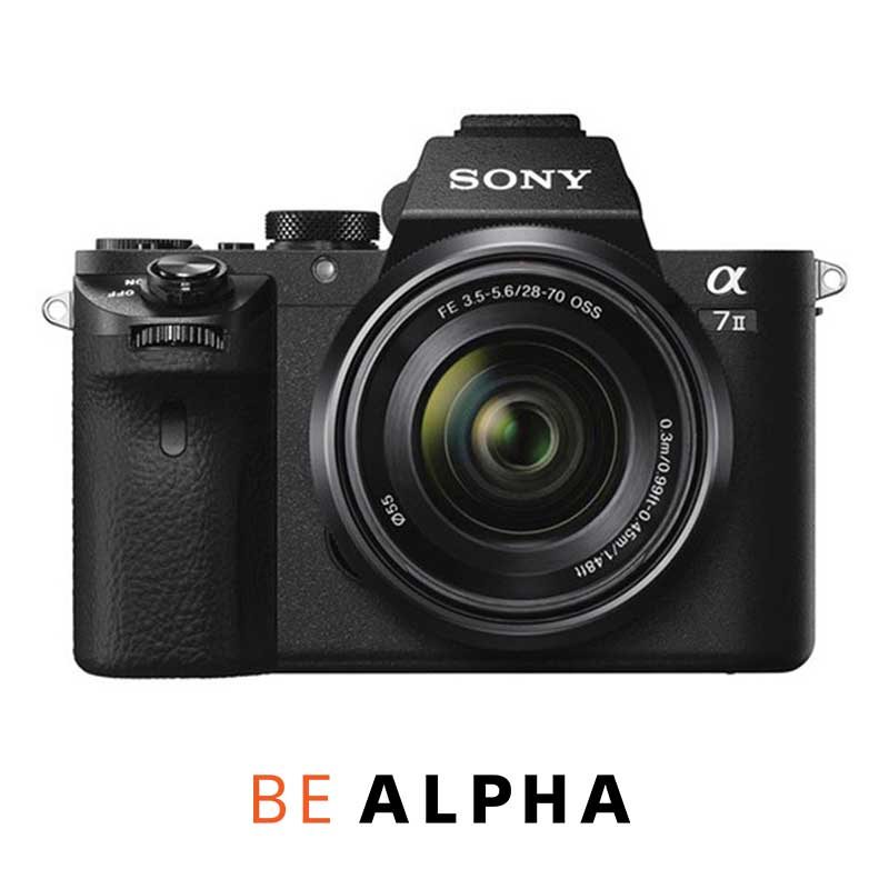 SONY ALPHA A7 II W/FE 28-70MM LENS