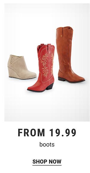 Boots from $19.99. Shop Now.