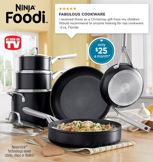 Photo of Ninja Foodi Neverstick 10-Piece Cookware Set - only $25 a month*